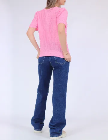 Tricou Pieces, roz