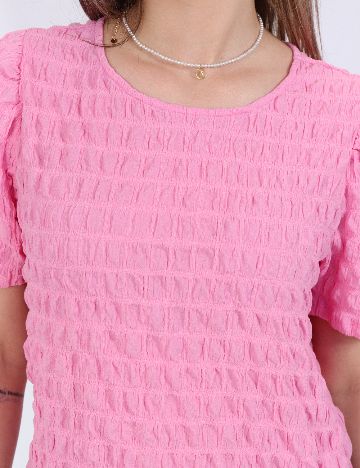 Tricou Pieces, roz