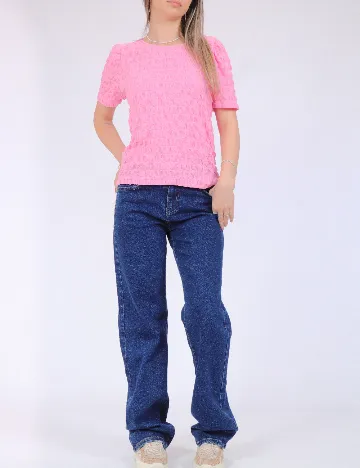 Tricou Pieces, roz