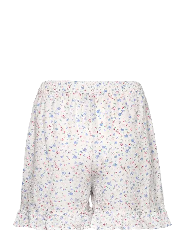 Pantaloni scurti Pieces, alb