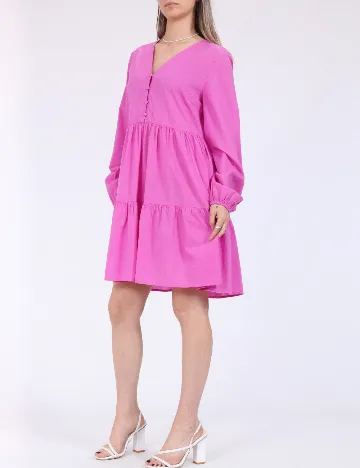 Rochie scurta Pieces, mov