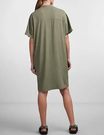 Rochie scurta Pieces, verde