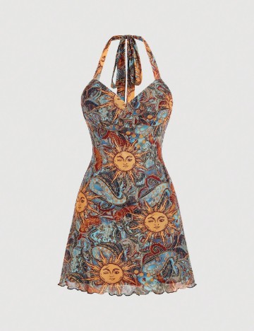 Rochie scurta SHEIN, mix culori