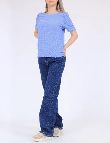 Tricou Pieces, albastru