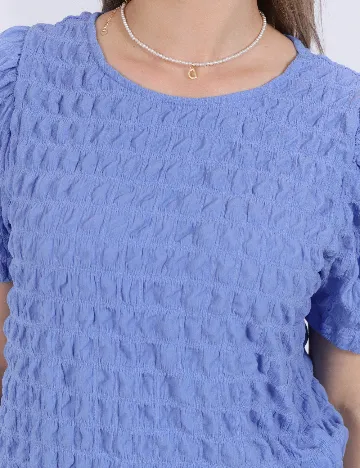 Tricou Pieces, albastru