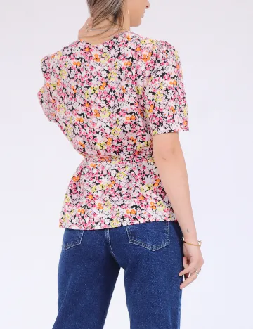 Bluza Pieces, floral print