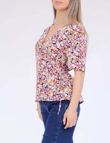 Bluza Pieces, floral print