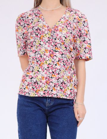 Bluza Pieces, floral print