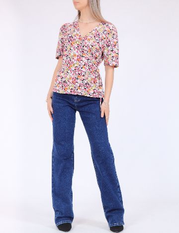 Bluza Pieces, floral print