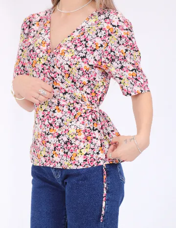 Bluza Pieces, floral print
