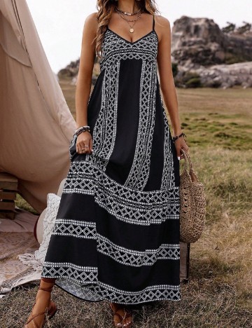 Rochie lunga SHEIN, negru