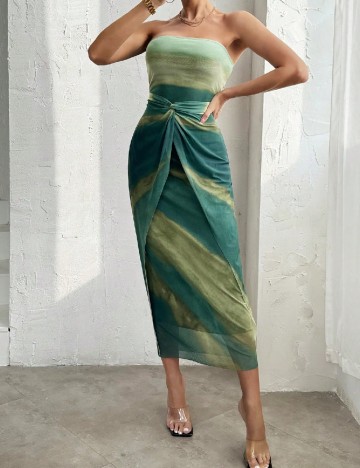 Rochie medie SHEIN, verde