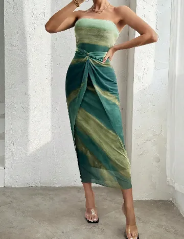 Rochie medie SHEIN, verde