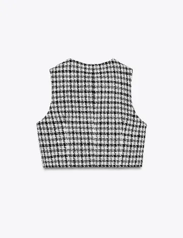 Vesta Zara, alb/negru