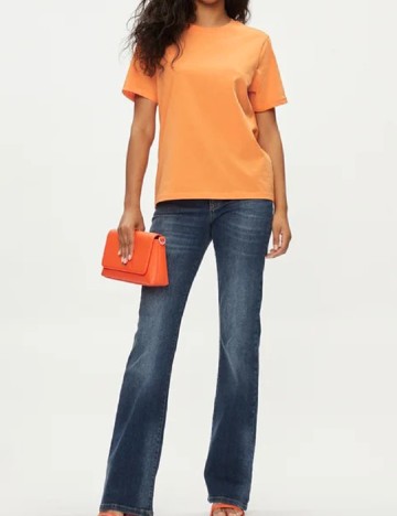 Tricou Pieces, portocaliu