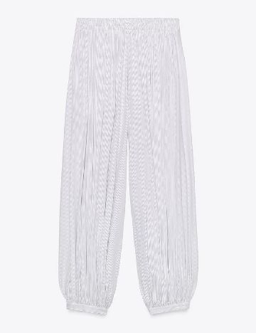 Pantaloni Zara, alb