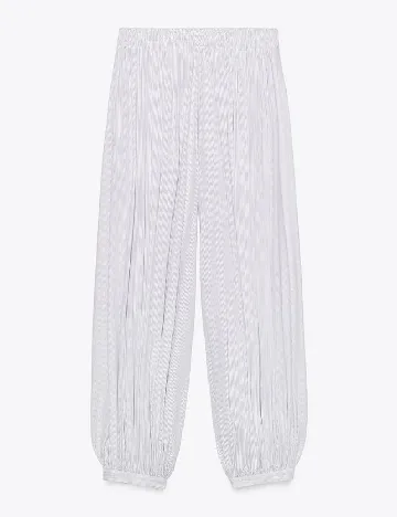 Pantaloni Zara, alb