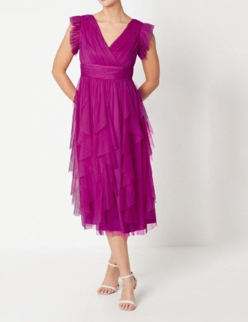 Rochie medie Coast, magenta