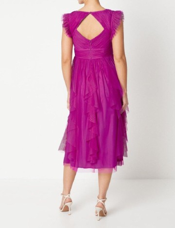 Rochie medie Coast, magenta