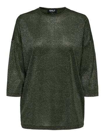 Bluza Only, verde inchis