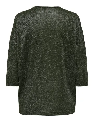 Bluza Only, verde inchis