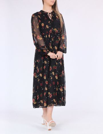 Rochie lunga Only, negru