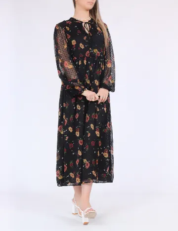 Rochie lunga Only, negru