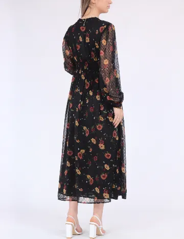 Rochie lunga Only, negru