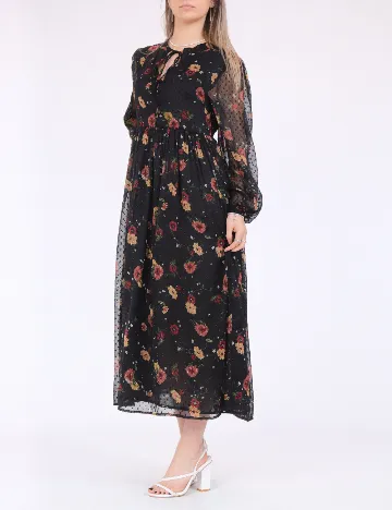 Rochie lunga Only, negru