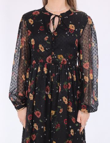 Rochie lunga Only, negru