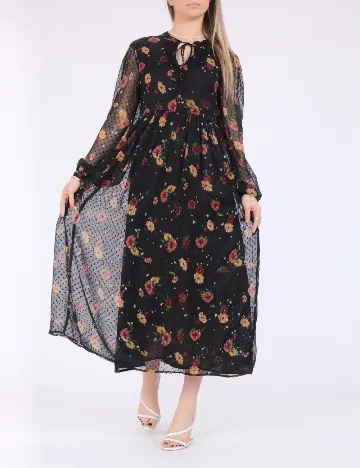 Rochie lunga Only, negru