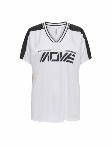 Tricou Only, alb