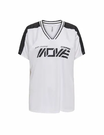 Tricou Only, alb