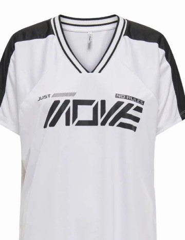 Tricou Only, alb