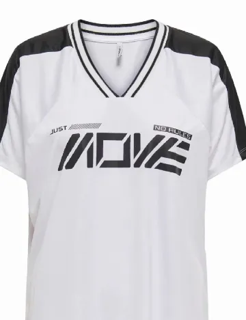 Tricou Only, alb