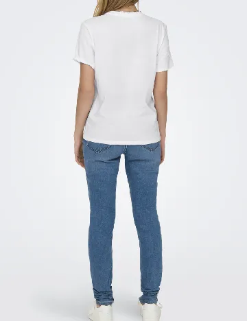 Tricou Only, alb