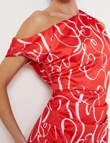 Rochie medie Coast, rosu