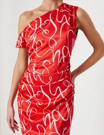 Rochie medie Coast, rosu