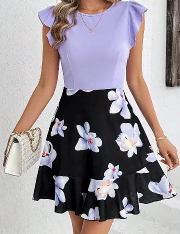 Rochie scurta SHEIN, mov