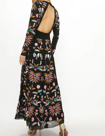 Rochie lunga Coast, negru