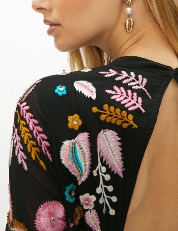 Rochie lunga Coast, negru