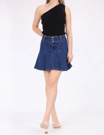 Fusta Vero Moda, albastru