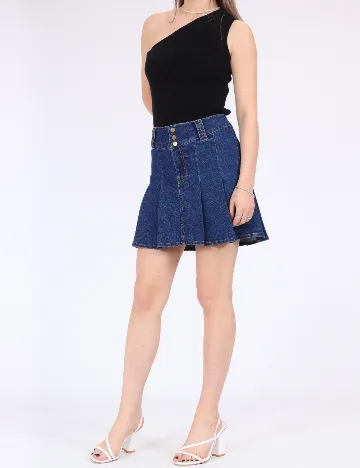 Fusta Vero Moda, albastru
