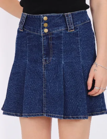 Fusta Vero Moda, albastru