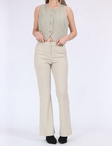 Pantaloni LMTD, bej