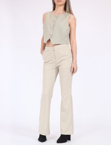 Pantaloni LMTD, bej
