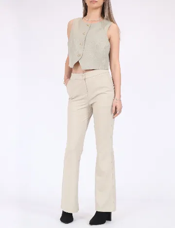 Pantaloni LMTD, bej