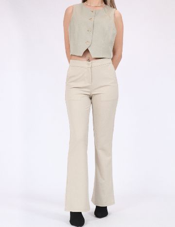 Pantaloni LMTD, bej