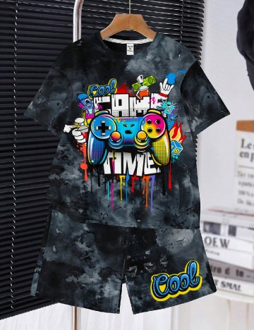Compleu Shein Kids, gri