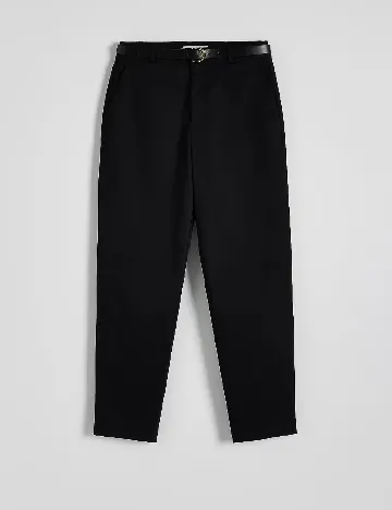 Pantaloni Reserved, negru